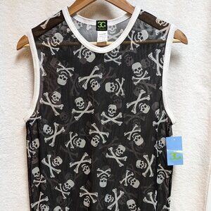 Skull & Bones men's mesh tank top - TOXXIK by 3G from Gregg Homme  NWT